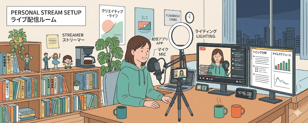 ライブ配信 & レーベル